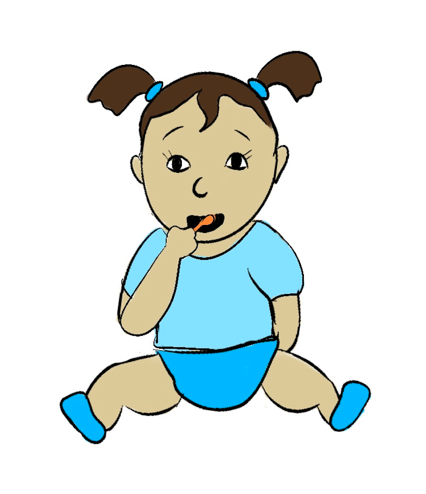 enfant assise